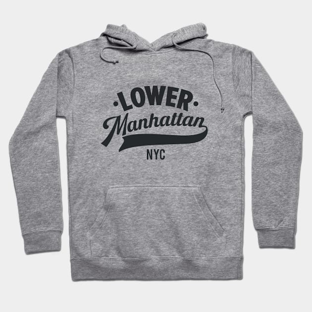 Lower Manhattan - Where History and Modernity Converge Hoodie by Boogosh